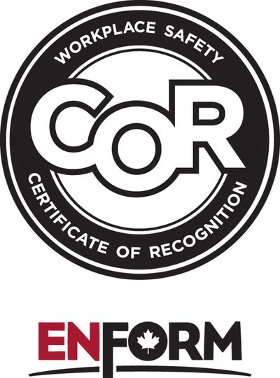 Enform Certificate of Recognition seal